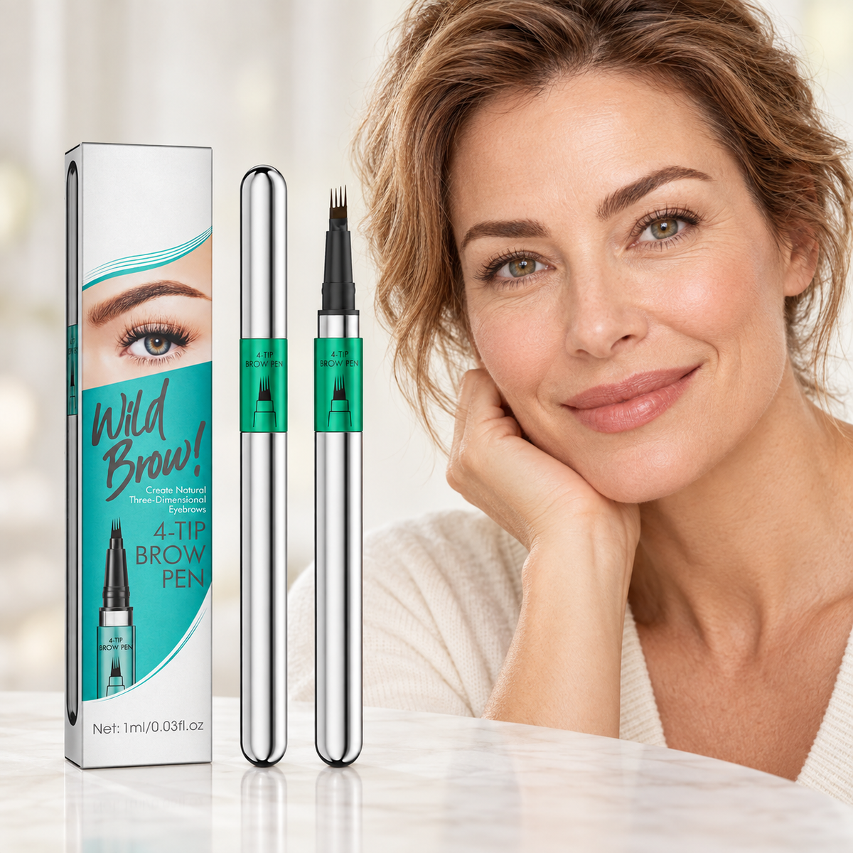 4-Tip Brow Pen
